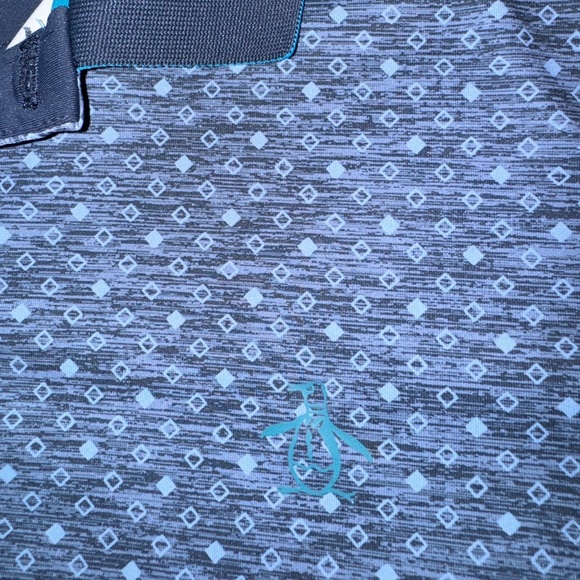 NWOT Original‎ Penguin Geometric Performance Golf Polo - Picture 2 of 5